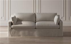 Weybridge Sea Salt Performance Slipcovered 2-Cushion Sofa - 88&quot;|