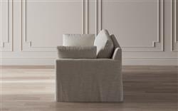 Weybridge Sea Salt Performance Slipcovered 2-Cushion Sofa - 88&quot;|