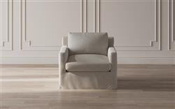 Weybridge Sea Salt Performance Slipcovered Chair|