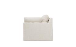 Weybridge Sea Salt Performance Slipcovered Bench Cushion Sofa - 88&quot;|