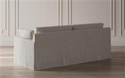 Weybridge Sea Salt Performance Slipcovered Bench Cushion Sofa - 88&quot;|