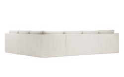 Weybridge Sea Salt Performance Slipcovered U-Chaise Sectional - Left Chaise - 142&quot;|