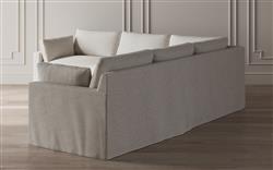 Weybridge Sea Salt Performance Slipcovered Corner Sectional - Left End - 110&quot;|