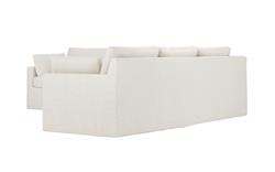 Weybridge Sea Salt Performance Slipcovered Corner Sectional - Left End - 123&quot;|
