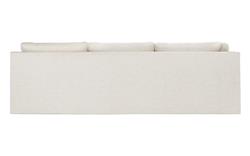 Weybridge Sea Salt Performance Slipcovered Corner Sectional - Left End - 123&quot;|