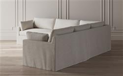 Weybridge Sea Salt Performance Slipcovered Corner Sectional - Left End - 123&quot;|