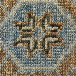 Avery Global Bazaar Blue Wool Medallion Patterned Hand Knotted Rug - 5G??x8GǦ|