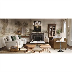 Leeward French Country Montserrat Hardwood Rectangular Console Table|