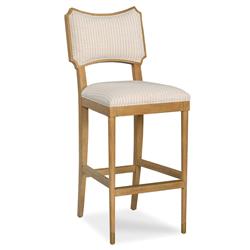 Powers Parasol Cream Stripe Auden Wood Counter Stool|