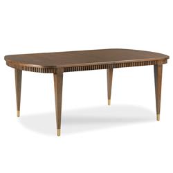 Sophia French Lisse Wood Extendable Dining Table - 77-121"W|