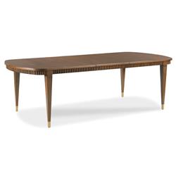 Sophia French Lisse Wood Extendable Dining Table - 77-121"W|