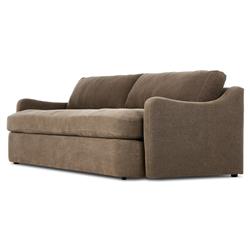 Aurelia Broadway Coffee Linen Sofa - 96"W|