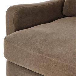 Aurelia Broadway Coffee Linen Sofa - 96"W|