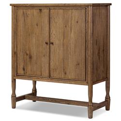 Bari Weathered Oak Bar Cabinet|