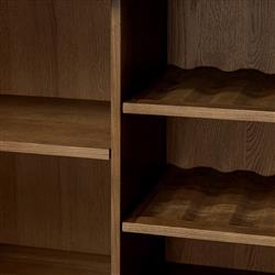 Bari Weathered Oak Bar Cabinet|