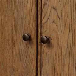 Bari Weathered Oak Bar Cabinet|