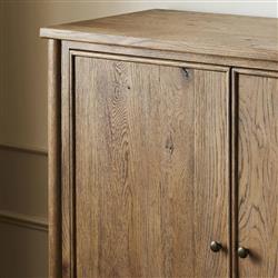 Bari Weathered Oak Bar Cabinet|