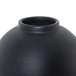 Bosa Aged Black Terracotta Vessel|