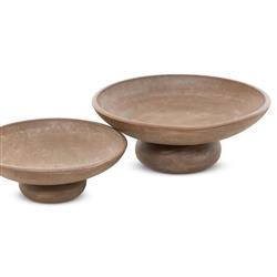 Perla Aged Natural Terracotta Bowl - Set of 2|