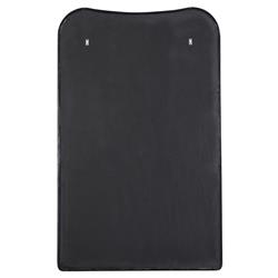 Patz Black Antique Floor Mirror|