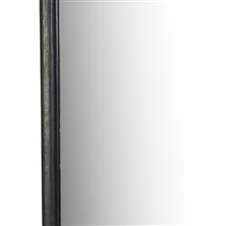 Patz Black Antique Floor Mirror|