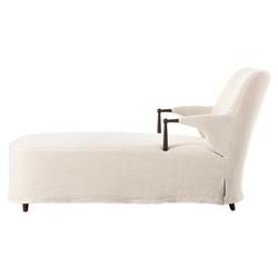 Brently Broadway Dune Linen Chaise|