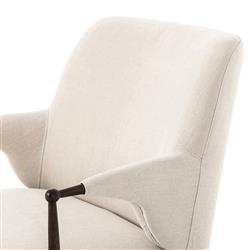 Brently Broadway Dune Linen Chaise|