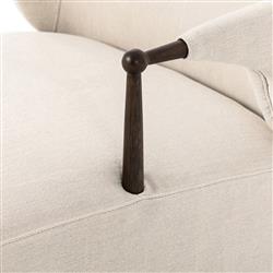 Brently Broadway Dune Linen Chaise|