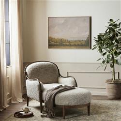 Demi Ivan Stone Boucle Chaise|