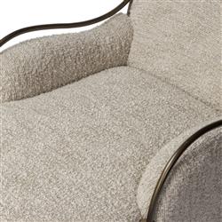 Demi Ivan Stone Boucle Chaise|