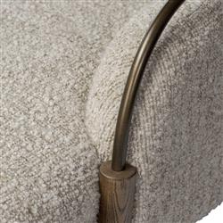 Demi Ivan Stone Boucle Chaise|