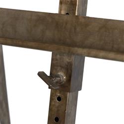 Grayfox Brushed Iron Art Easel|