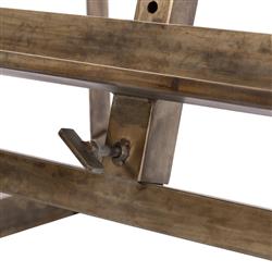 Grayfox Brushed Iron Art Easel|