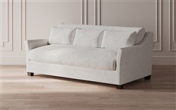 Pauline Heathered Ivory Performance Sofa - 85&quot;|
