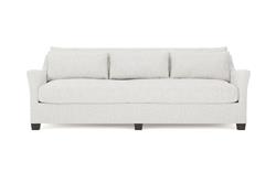 Pauline Heathered Ivory Performance Sofa - 98&quot;|