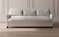 Pauline Heathered Ivory Performance Sofa - 98&quot;|