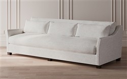 Pauline Heathered Ivory Performance Sofa - 110&quot;|