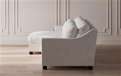Pauline Chaise Heathered Ivory Performance Sectional - Left Chaise - 101&quot;|