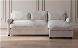 Pauline Chaise Heathered Ivory Performance Sectional - Right Chaise - 101&quot;|