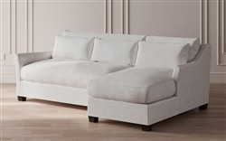 Pauline Chaise Heathered Ivory Performance Sectional - Right Chaise - 101&quot;|