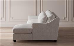 Pauline Chaise Heathered Ivory Performance Sectional - Right Chaise - 101&quot;|