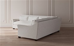 Pauline Heathered Ivory Performance Corner Sectional - Left End - 106&quot;|