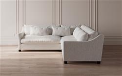 Pauline Heathered Ivory Performance Corner Sectional - Left End - 106&quot;|