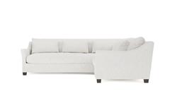 Pauline Heathered Ivory Performance Corner Sectional - Right End - 106&quot;|