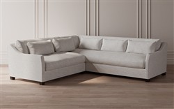 Pauline Heathered Ivory Performance Corner Sectional - Right End - 106&quot;|