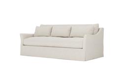 Pauline Sea Salt Performance Slipcovered Sofa - 85&quot;|