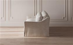 Pauline Sea Salt Performance Slipcovered Sofa - 85&quot;|