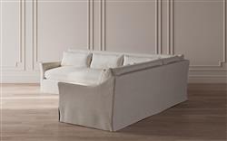 Pauline Sea Salt Performance Slipcovered Corner Sectional - Right End - 106&quot;|