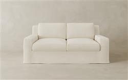 Henri Soft Ivory Loveseat - 72&quot;|