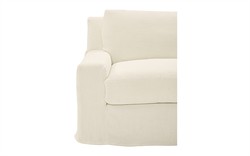 Henri Pale Ivory Chair and a Half|